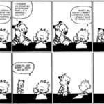 Calvin and Hobbes-inspired illustration about ADHD and identity